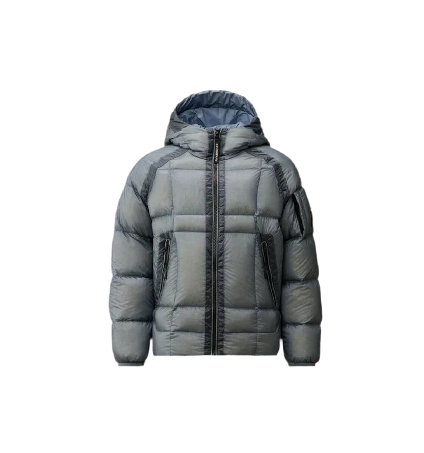 doudoune Gris&Bleu